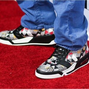 Versace Multicolor High-Top Sneakers